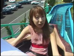【超解像4K画質】ドライブデートでプチ露出！観覧車内でビンビンにしたチンポをホテルでズブリ！ラブラブハメ撮り！